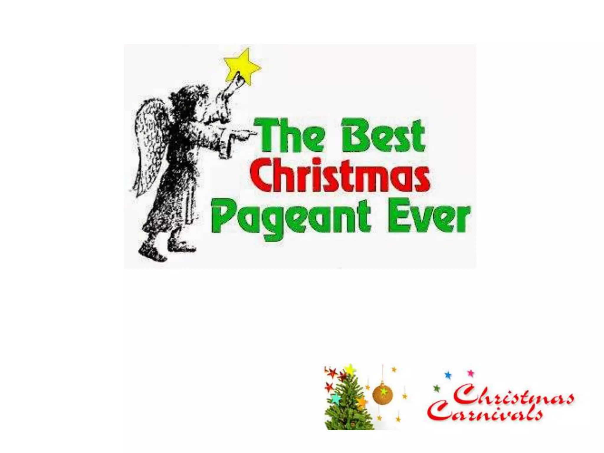 the best christmas pageant ever script | pptx